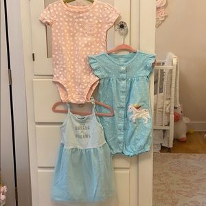 Carter’s Lot of 3 💗🦄